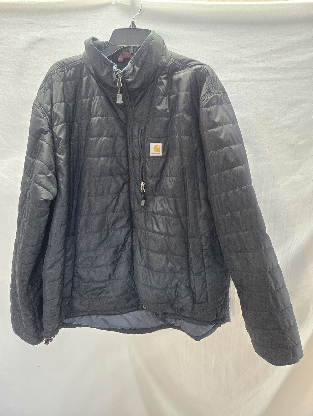 Carhartt Men's Size 2XL Black Rain Defender Relaxed fit Quilted Jacket